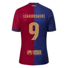 Fotbalové Dresy FC Barcelona Lewandowski 9 Domácí 2024-25