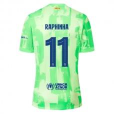 Fotbalové Dresy FC Barcelona Raphinha 11 Alternativní 2024-25