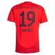 Fotbalové Dresy FC Bayern Mnichov Davies 19 Domácí 2024-25