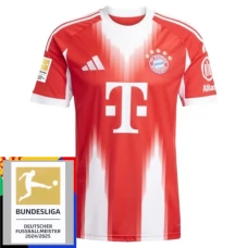 Fotbalové Dresy FC Bayern Mnichov Domácí Bundesliga Champions Patch 2025-26
