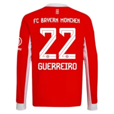 Fotbalové Dresy FC Bayern Mnichov Guerreiro 22 Domácí 2025-26 Dlouhý Rukáv