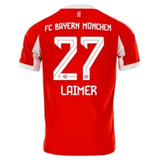 Fotbalové Dresy FC Bayern Mnichov Laimer 27 Domácí 2025-26
