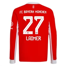 Fotbalové Dresy FC Bayern Mnichov Laimer 27 Domácí 2025-26 Dlouhý Rukáv