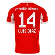 Fotbalové Dresy FC Bayern Mnichov Luis Díaz 14 Domácí 2025-26