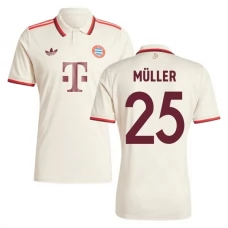 Fotbalové Dresy FC Bayern Mnichov Müller 25 Alternativní 2024-25