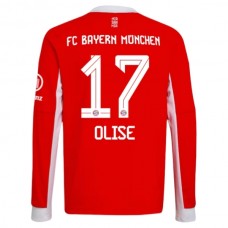 Fotbalové Dresy FC Bayern Mnichov Olise 17 Domácí 2025-26 Dlouhý Rukáv