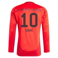 Fotbalové Dresy FC Bayern Mnichov Sané 10 Domácí 2024-25 Dlouhý Rukáv