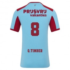Fotbalové Dresy Feyenoord Q.Timber 8 Alternativní 2025-26