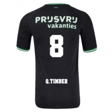 Fotbalové Dresy Feyenoord Q.Timber 8 Venkovní 2024-25