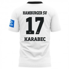 Fotbalové Dresy Hamburger SV Karabec 17 Domácí 2024-25