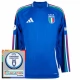 Fotbalové Dresy Itálie Domácí Euro 2024 Dlouhý Rukáv Patch