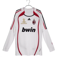 Fotbalové Dresy Komplet AC Milan Venkovní Retro 2006-07 Dlouhý Rukáv