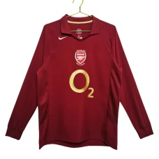 Fotbalové Dresy Komplet Arsenal Domácí Retro 2005-06 Dlouhý Rukáv