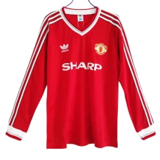 Fotbalové Dresy Komplet Manchester United Domácí Retro 1986-88 Dlouhý Rukáv