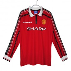 Fotbalové Dresy Komplet Manchester United Domácí Retro 1998-99 Dlouhý Rukáv