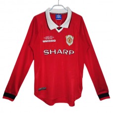 Fotbalové Dresy Komplet Manchester United Domácí Retro 1999-00 Dlouhý Rukáv
