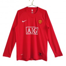 Fotbalové Dresy Komplet Manchester United Domácí Retro 2007-08 Dlouhý Rukáv