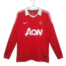 Fotbalové Dresy Komplet Manchester United Domácí Retro 2010-11 Dlouhý Rukáv