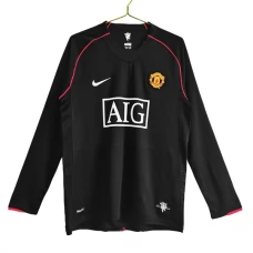 Fotbalové Dresy Komplet Manchester United Venkovní Retro 2007-08 Dlouhý Rukáv