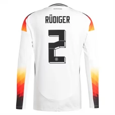 Fotbalové Dresy Komplet Německo Rüdiger 2 Domácí Euro 2024 Dlouhý Rukáv