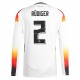 Fotbalové Dresy Komplet Německo Rüdiger 2 Domácí Euro 2024 Dlouhý Rukáv