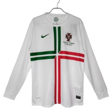 Fotbalové Dresy Komplet Portugalsko Venkovní Retro 2012 Dlouhý Rukáv