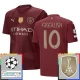 Fotbalové Dresy Manchester City Grealish 10 Alternativní Champions League With Patch 2024-25