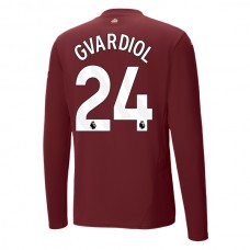 Fotbalové Dresy Manchester City Gvardiol 24 Alternativní 2024-25 Dlouhý Rukáv