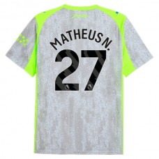 Fotbalové Dresy Manchester City Matheus N. 27 Alternativní 2025-26