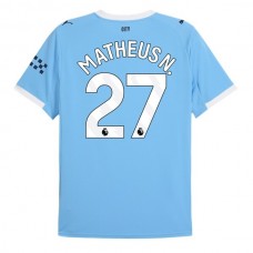 Fotbalové Dresy Manchester City Matheus N. 27 Domácí 2025-26