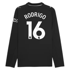 Fotbalové Dresy Manchester City Rodrigo 16 Venkovní 2025-26 Dlouhý Rukáv