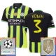 Fotbalové Dresy Manchester City Rúben 3 Venkovní Champions League With Patch 2024-25