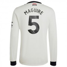 Fotbalové Dresy Manchester United Maguire 5 Alternativní 2024-25 Dlouhý Rukáv