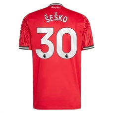 Fotbalové Dresy Manchester United Šeško 30 Domácí 2025-26