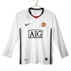 Fotbalové Dresy Manchester United Venkovní Retro 2008-09 Dlouhý Rukáv