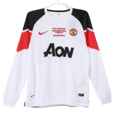 Fotbalové Dresy Manchester United Venkovní Retro 2010-11 Dlouhý Rukáv