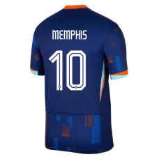 Fotbalové Dresy Nizozemsko Memphis 10 Venkovní Euro 2024