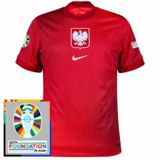Fotbalové Dresy Polsko Venkovní Euro 2024 Patch