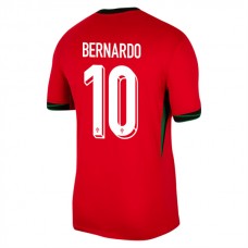 Fotbalové Dresy Portugalsko Bernardo 10 Domácí Euro 2024