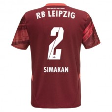 Fotbalové Dresy RB Leipzig Simakan 2 Venkovní 2024-25