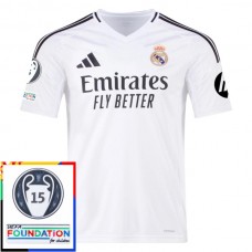 Fotbalové Dresy Real Madrid Domácí 15th Champions League With Patch 2024-25