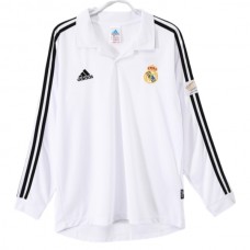 Fotbalové Dresy Real Madrid Domácí Retro 2002-03 Dlouhý Rukáv