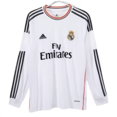 Fotbalové Dresy Real Madrid Domácí Retro 2013-14 Dlouhý Rukáv
