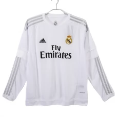 Fotbalové Dresy Real Madrid Domácí Retro 2015-16 Dlouhý Rukáv