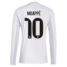 Fotbalové Dresy Real Madrid Mbappé 10 Domácí 2025-26 Dlouhý Rukáv