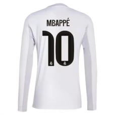 Fotbalové Dresy Real Madrid Mbappé 10 Domácí 2025-26 Dlouhý Rukáv