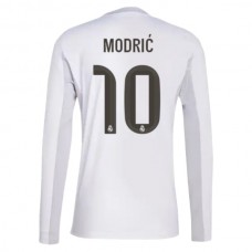 Fotbalové Dresy Real Madrid Modrić 10 Domácí 2025-26 Dlouhý Rukáv