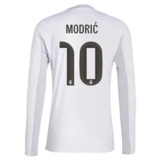 Fotbalové Dresy Real Madrid Modrić 10 Domácí 2025-26 Dlouhý Rukáv