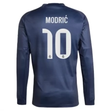 Fotbalové Dresy Real Madrid Modrić 10 Venkovní 2025-26 Dlouhý Rukáv