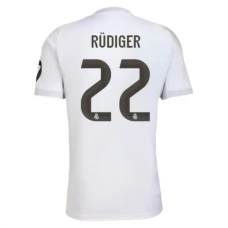 Fotbalové Dresy Real Madrid Rüdiger 22 Domácí 2025-26